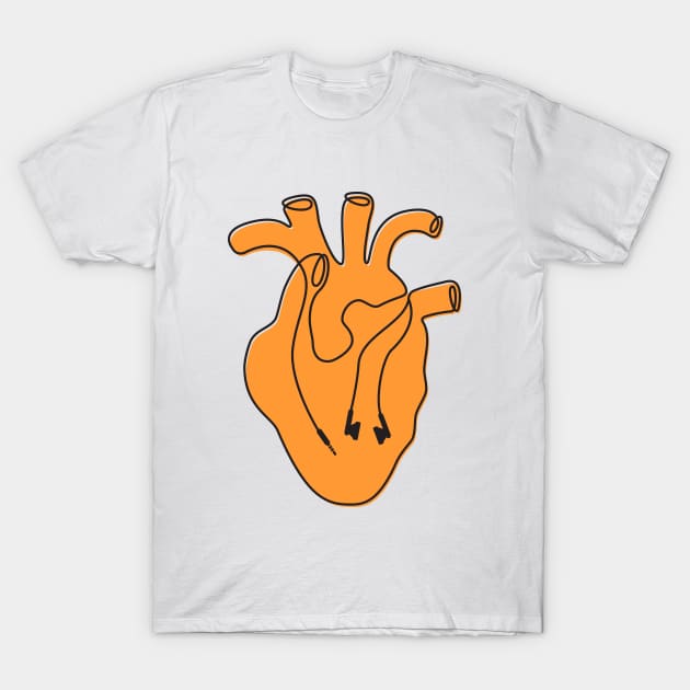 Listen To Your Heart T-Shirt by iconnico